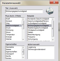 Parameter Bibliothek